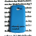 ZTE Grand X Quad V987 чехол силиконовый, голубой