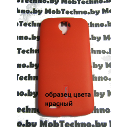 Xiaomi Mi4i чехол силиконовый Cherry, красный