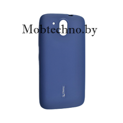 Sony Xperia X F5121 F5122 чехол силиконовый Cherry, синий