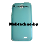 HTC Desire 610 чехол силиконовый, голубой