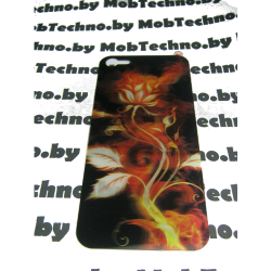 Apple iPhone 5 5s защитная пленка (цветок)