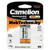 Аккумулятор Camelion 6F22 NH-9V250BP1, 9V, 250 mAh Крона