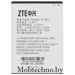 ZTE V987 Grand X Quad аккумулятор оригинальный Li3825T43P3h775549