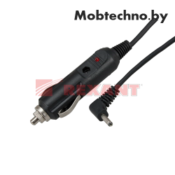 Автозарядка с индикатором Rexant (1,4*3,4) шнур 1,5м