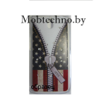 Huawei Ascend G610 чехол пластиковый с рисунком (USA)