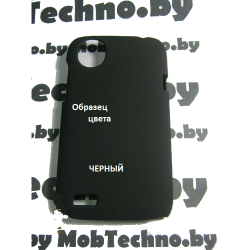 HTC Desire 300 чехол пластиковый, черный