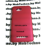 HTC Desire 400 чехол пластиковый, розовый