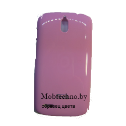 HTC One M7 чехол-накладка пластиковый, фиолетовый