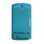 Apple iPhone 4 4S чехол-накладка пластиковая, голубой