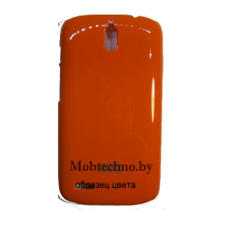 Sony Xperia M C1905 чехол-накладка пластиковый, оранжевый