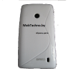 Nokia Lumia 625 чехол силиконовый волна, белый