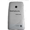 Huawei Ascend P6 чехол силиконовый волна (белый)