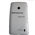 Apple iPhone 4 4s чехол силиконовый волна (белый)