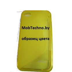 Huawei Ascend G700 чехол силиконовый волна (желтый)