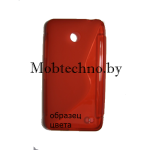 Nokia Lumia 630 635 чехол силиконовый волна (красный)