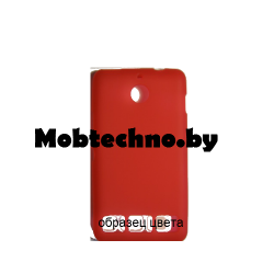 Microsoft Lumia 925 чехол силиконовый Just, красный