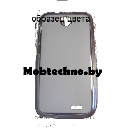 HTC Desire 310 чехол силиконовый, прозрачно-белый