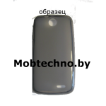 HTC Desire 310 чехол силиконовый, прозрачно-черный