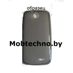 HTC Desire 310 чехол силиконовый, прозрачно-черный