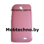 HTC Desire 310 чехол силиконовый, розовый