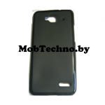 LG Optimus L90 D405 D410 чехол силиконовый волна, черный