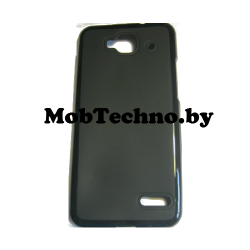 LG Optimus L90 D405 D410 чехол силиконовый волна, черный