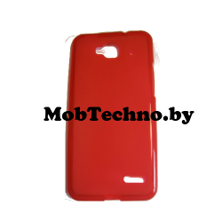 Alcatel One Touch Idol Mini 6012  чехол силиконовый, красный