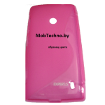 Apple iPhone 5 5s чехол силиконовый волна (розовый)