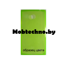 Nokia X чехол силиконовый с пленкой, зеленый