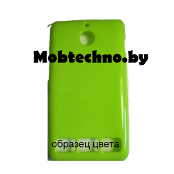 Sony Xperia M2 S50h чехол силиконовый (зеленый)