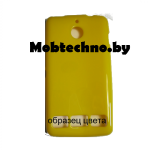 Nokia X чехол силиконовый, желтый