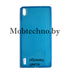 Alcatel One Touch X'Pop 5035 чехол силикон Just, голубой