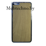 Apple iPhone 6 Plus чехол-накладка пластиковая с вставкой, св. коричневый