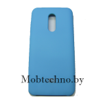 Huawei Y9 (2018) FLA-LX1 чехол силиконовый Original, голубой