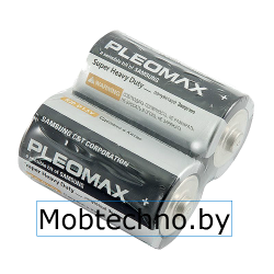 Батарейкa Pleomax R20 1.5v (солевая)