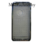 Apple iPhone 5S чехол силиконовый Straz2, серебро