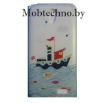 Microsoft Lumia 640 чехол силиконовый со стразами рис 51