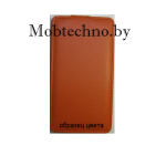 Microsoft Lumia 540 чехол-флип Icon, оранжевый