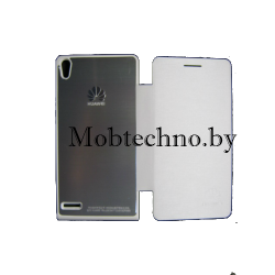 Huawei Ascend P6 чехол-книга Experts (бок), белый