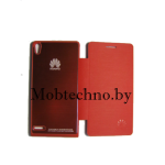 Huawei Ascend P6 чехол-книга Experts (бок), красный