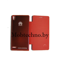 Huawei Ascend P6 чехол-книга Experts (бок), красный