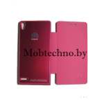 Huawei Ascend P6 чехол-книга Experts (бок), розовый