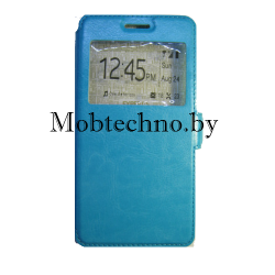 ZTE Blade X5 чехол-книга Experts (бок), голубой