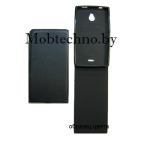 Nokia X2 чехол-флип с силиконовым креплением MG, черный