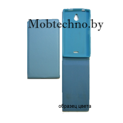 Nokia X2 чехол-флип с силиконовым креплением MG, голубой