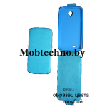Nokia X чехол-книга с силиконовым креплением, голубой