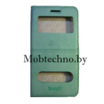 Samsung Galaxy J5 SM-J500 чехол-книга Smart-Fashion (бок), голубой