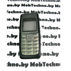 Nokia 1110 1110i 1112 корпус в сборе с кнопками (копия), черный