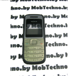 Nokia 1200 корпус в сборе с кнопками, черный