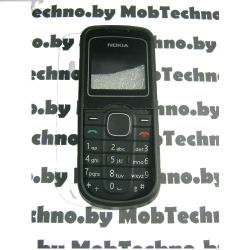 Nokia 1202 корпус в сборе с кнопками, черный
